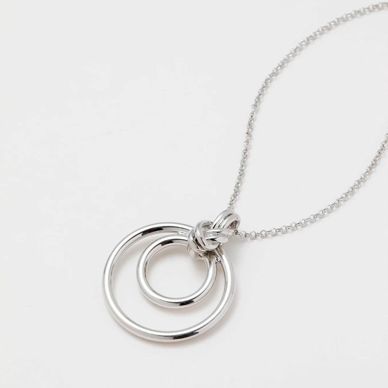 double circle pendant